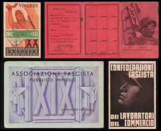 1939-1945 Fascist Italy WWII Documents