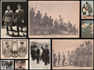 1939-1945 Italy WWII Fascist Propaganda Mint Postcards Collection