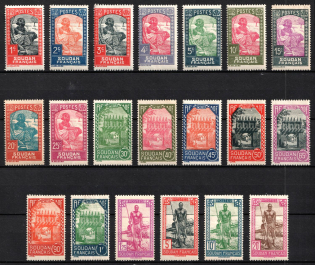 1931-40 Sudan, French Colonies (Sc. 61 - 70, 73, 83, 85, 88, 99 - 101, CV $25)
