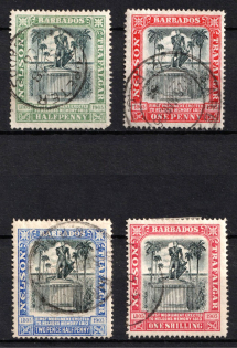 1906 Barbados, British Colonies (SG 146 - 147, 149, 151, Used, CV $180)