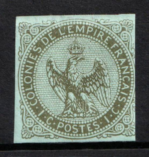 1859-65 1c French Colonies (Sc. 1 Mi. 1, CV $25)