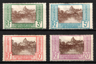 1929 Polynesia, French Colonies (Sc. 72, 73, Full Set, CV $125)