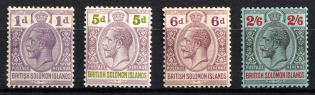 1922 - 1931 Islands of Somalia, British Colonies (SG 41, 46 - 47, 50, CV $35)