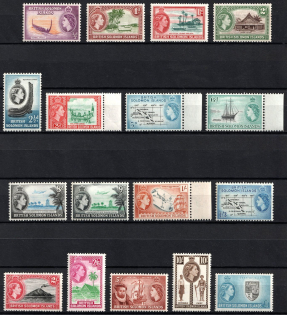 1956 Islands of Somalia, British Colonies (SG 82 - 96, MNH, CV $170)