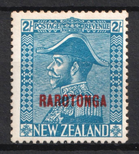 1926 2s Rarotonga, Cook Islands, British Colonies (SG 85, CV $280)