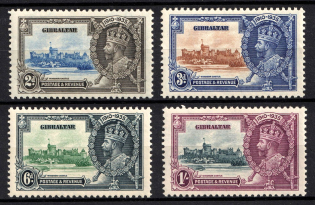 1935 Gibraltar, British Colonies (SG 114 - 117, Full Set, CV $50)