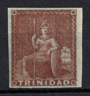 1851 Trinidad, British Colonies (SG 2, CV $30)