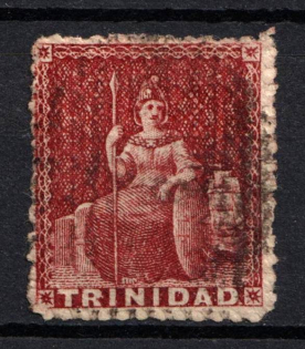 1859 Trinidad, British Colonies (SG 38, Used, CV $60)