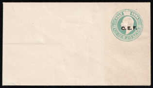 India, British Colonies, China Expeditionary Force, Postal Stationery Cover (Mint)
