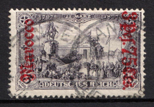 1905 3p 75c German Offices in Morocco, Germany (Mi. 32 B, Used, Signed, CV $80)