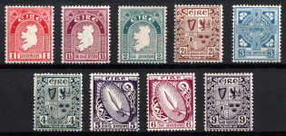 1940 - 1968 Ireland (SG 112 - 118, 119b, 120, CV $60)