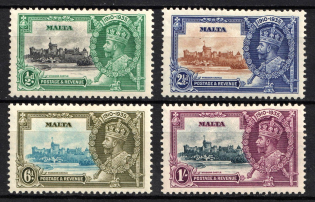 1935 Malta, British Colonies (SG 210 - 213, Full Set, CV $30)