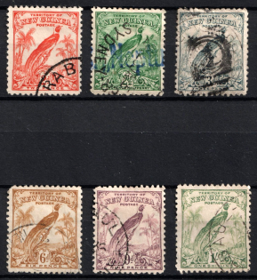 1932 New Guinea, British Colonies (SG 179 - 180, 183 - 185, Used, CV $120)