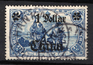 1905 1d on 2m German Offices in China, Germany (Mi. 35 A, Used, CV $30)