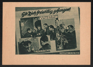 WWII USSR Soviet Propaganda Leaflet for German Army in Russia