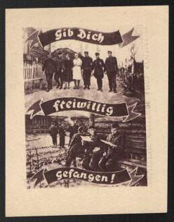 WWII USSR Soviet Propaganda Leaflet for German Army in Russia