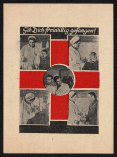 WWII USSR Soviet Propaganda Leaflet for German Army in Russia