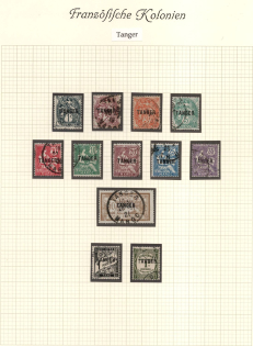 Tangier, French Colonies, Collection, Used
