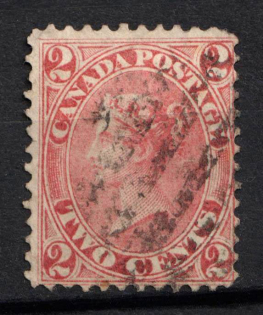 1864 2c Colony of Canada, British Colonies (SG 44, Used, CV $840)