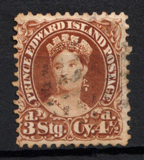 1870 4.5d Prince Edward Island, Canada, British Colonies (SG 32 - 33, Used, CV $120-130)