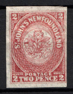 1862-64 2d Newfoundland, Canada, British Colonies (SG 17, CV $420)