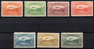 1939 New Guinea, British Colonies (SG 212 - 218, CV $95)