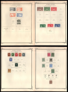XX ct. Cayman Islands, British Colonies Collection on pages