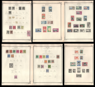 XX ct. Ceylon, British Colonies Collection on pages