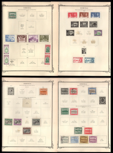 XX ct. Dominica, British Colonies Collection on pages
