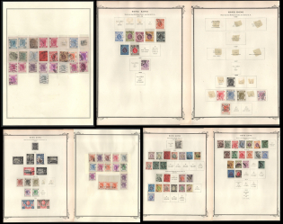 XX ct. Hong Kong, British Colonies Collection on pages