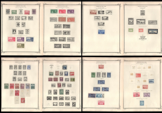 XX ct. Newfoundland, Canada, British Colonies Collection on pages