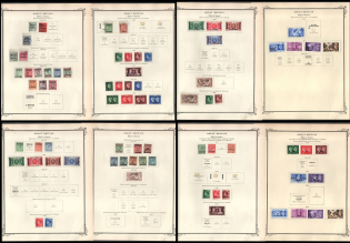 XX ct. Great Britain, Morocco Agencies, Collection on pages