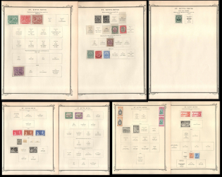 XX ct. St. Kitts & Nevis, British Colonies Collection on pages