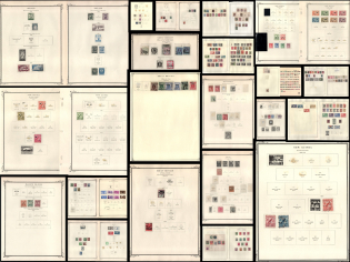 XIX-XX ct. India, British Colonies Collection on pages
