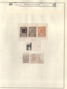 XX ct. Nowanuggur, India, British Colonies stamps on page