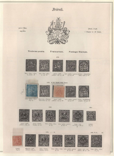 XIX ct. Jhind, India, British Colonies stamps on page