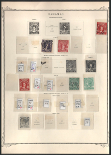 XIX ct. Bahamas, British Colonies Collection on page