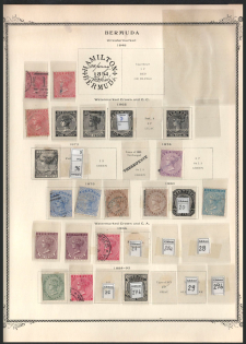 XIX ct. Bermuda, British Colonies Collection on page