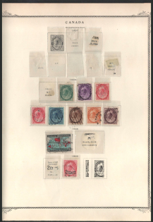 XIX ct. Canada, British Colonies Collection on page