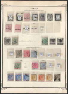 XIX ct. Cyprus, British Colonies Collection on page