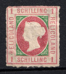 1867 1S Heligoland, German States, Germany (Mi. 2, Signed, CV $200)