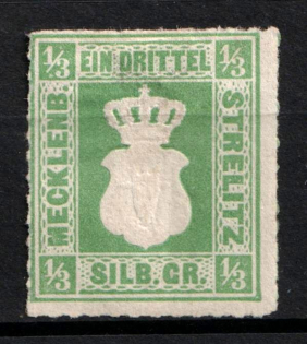 1864 1/3Sgr Mecklenburg-Strelitz, German States, Germany (Mi. 2 a, CV $55)