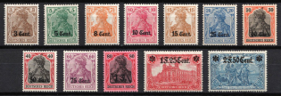 1916 Western Lands, German Occupation, Germany (Mi. 1 - 12, Full Set, CV $120)