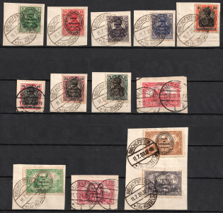 1920 Joining of Olsztyn on pieces, Germany (Mi. 15 - 17, 19 - 28, Used, CV $50)