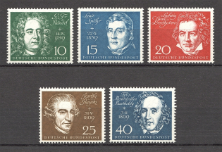 1959 Germany Federal Republic (CV $25, Full Set, MNH)