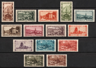1926 Joining of Saar, Germany (Mi. 108 - 121, Full Set, CV $70)