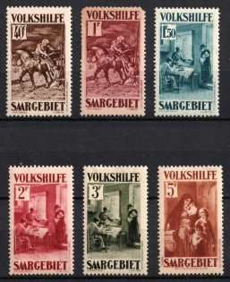 1931 Joining of Saar, Germany (Mi. 151, 153 - 157, CV $280)