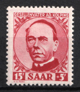 1950 Saar, Germany (Mi. 289, Full Set, CV $40)