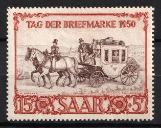 1950 Saar, Germany (Mi. 291, Full Set, CV $100)