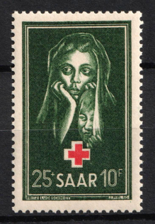 1951 Saar, Germany (Mi. 304, Full Set, CV $30, MNH)